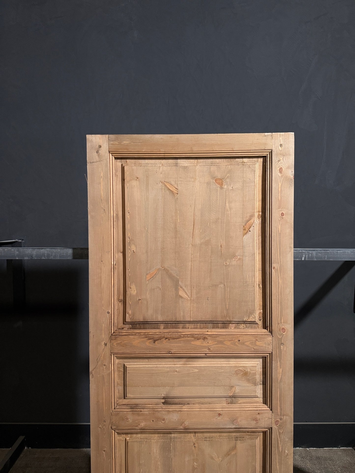 Handcrafted 3 Panel Solid Single Door - 36x80 N225