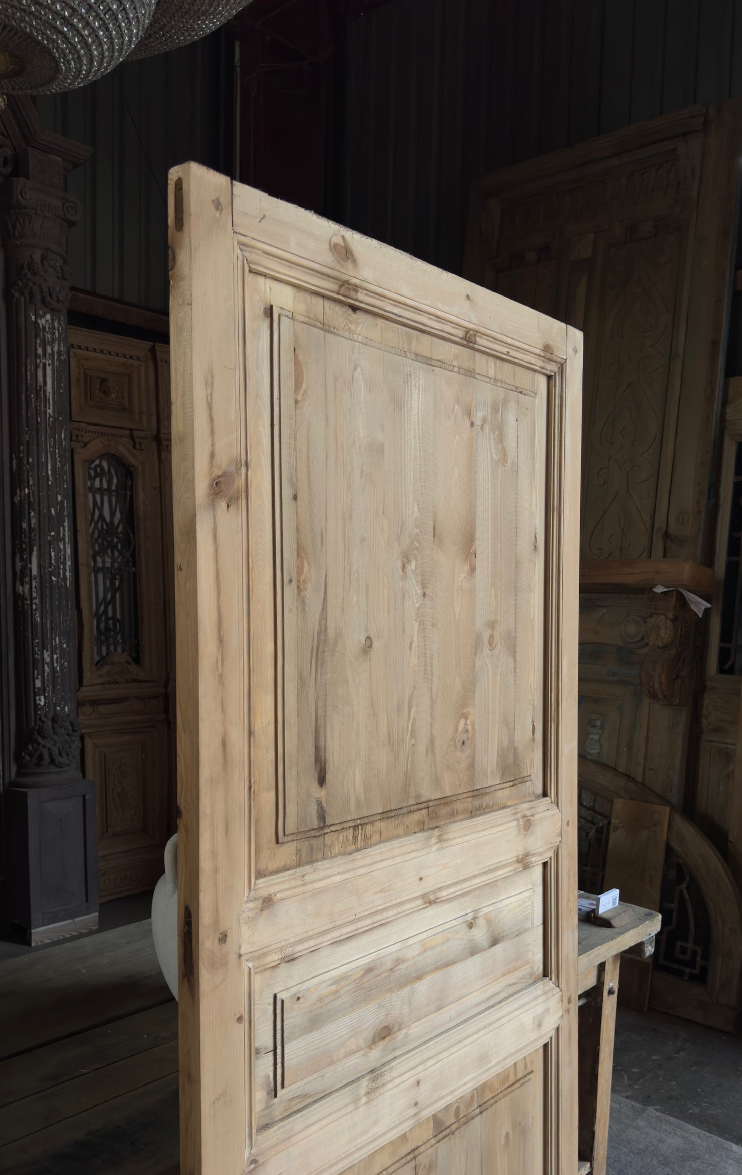 Handcrafted 3 Panel Solid Single Door - 36x80 L36
