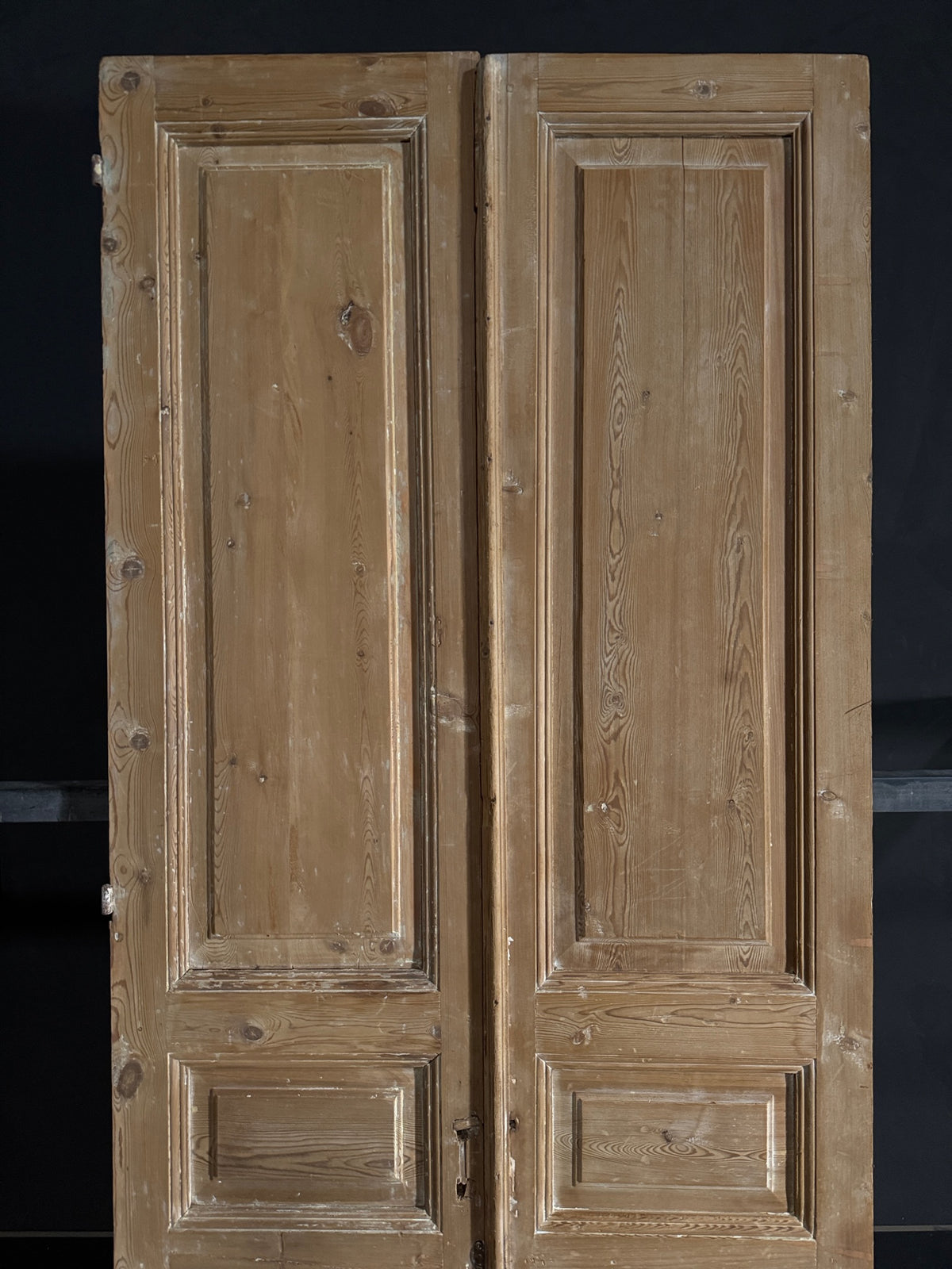 Antique Solid Double Doors - 42x100.5 - N555