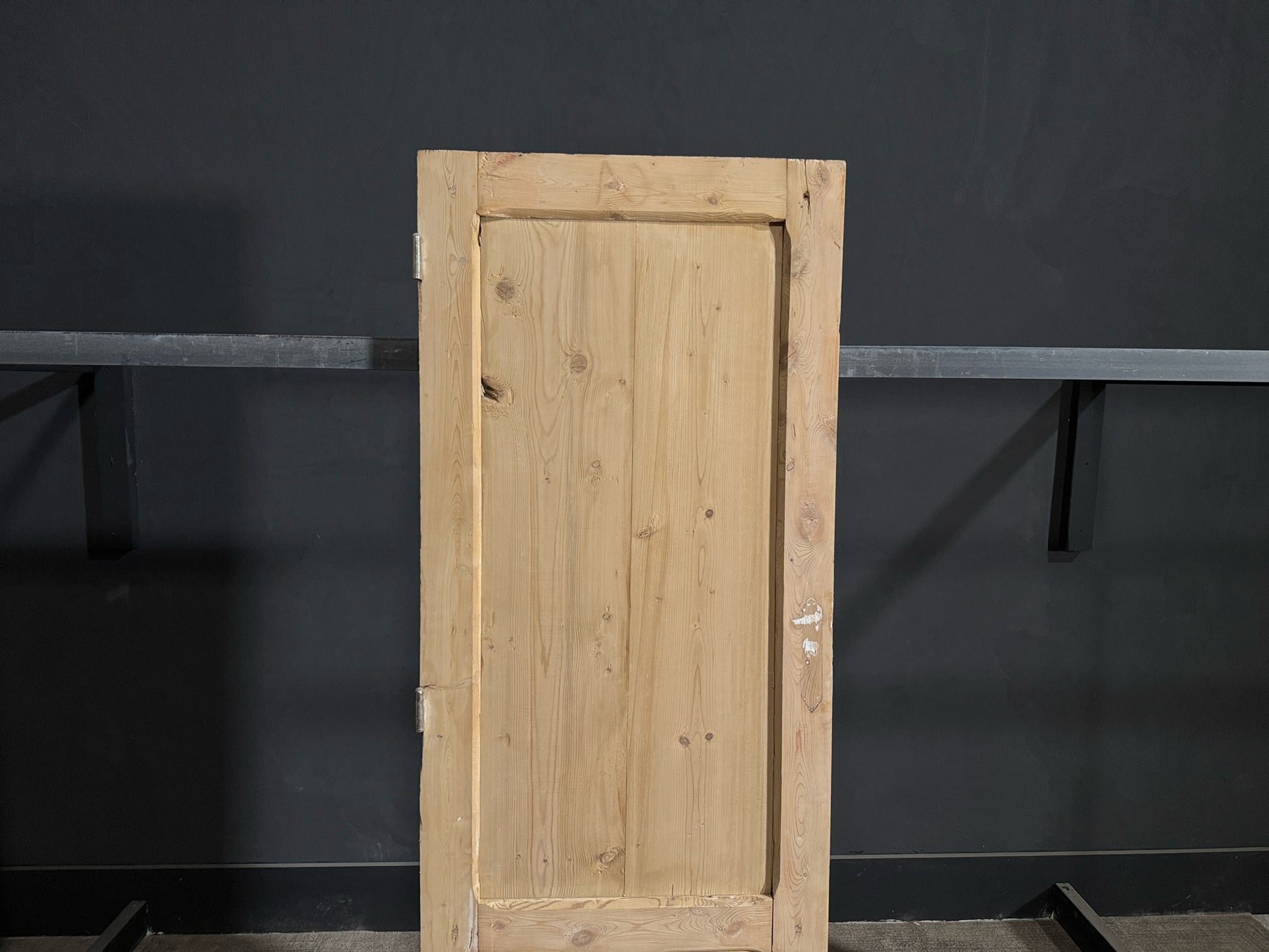 Antique Louvered 2 Panel Single Door - 25.75x70 - N142