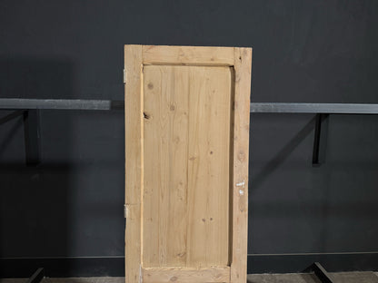Antique Louvered 2 Panel Single Door - 25.75x70 - N142