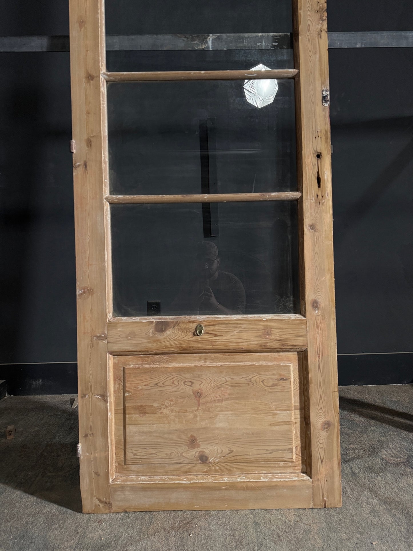 Antique Glass 4 Lite Single Door - 32x88.5 - N520