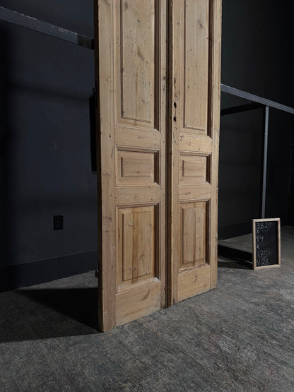 Antique 3 Panel Double Doors - 38.25x94? - N28