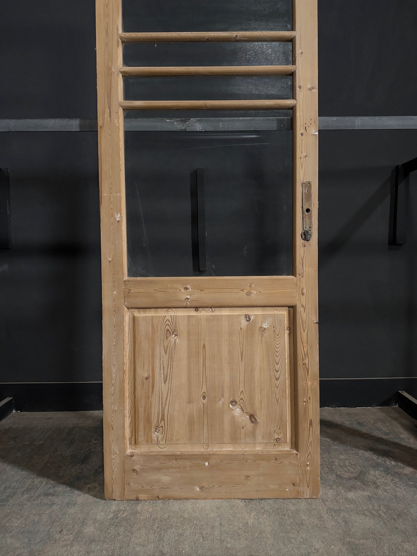 Antique Glass 4 Lite Single Door - 33.75x84 - N364