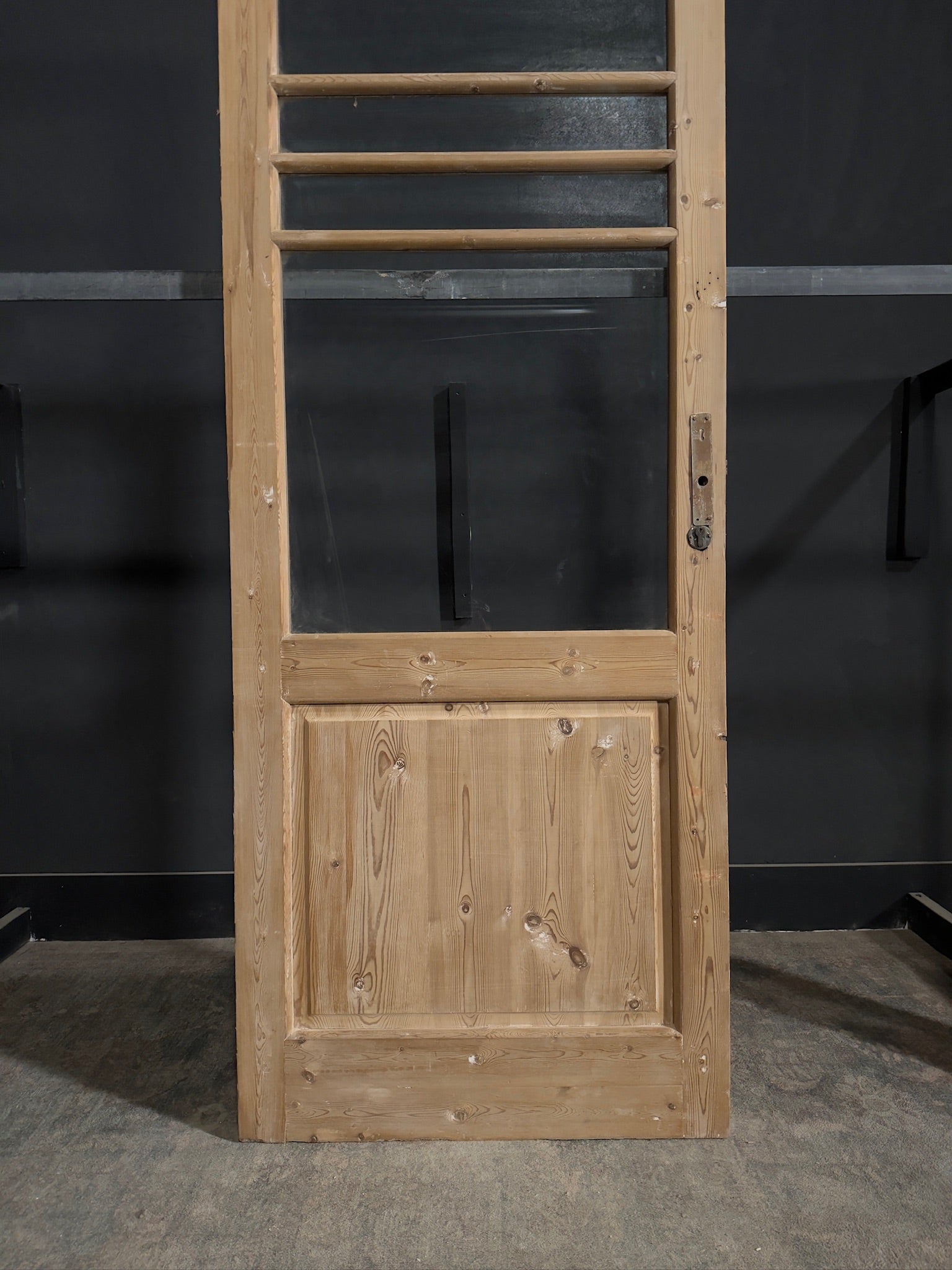 Antique Glass 4 Lite Single Door - 33.75x84 - N364
