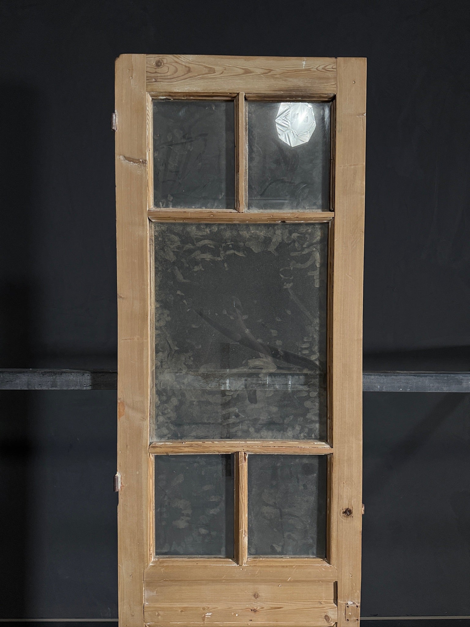 Antique Glass Single Door - 25.75x92.75 - N477