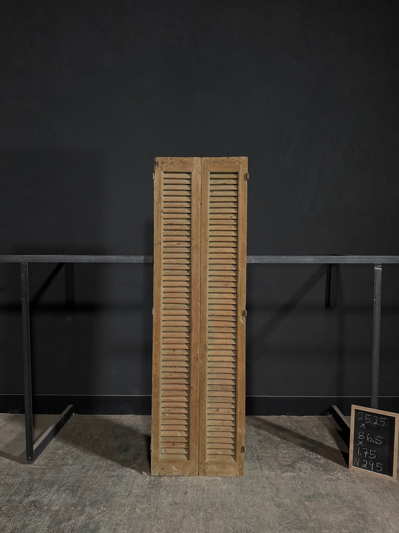 Antique Solid Double Doors - 25.25x86.5 - N295