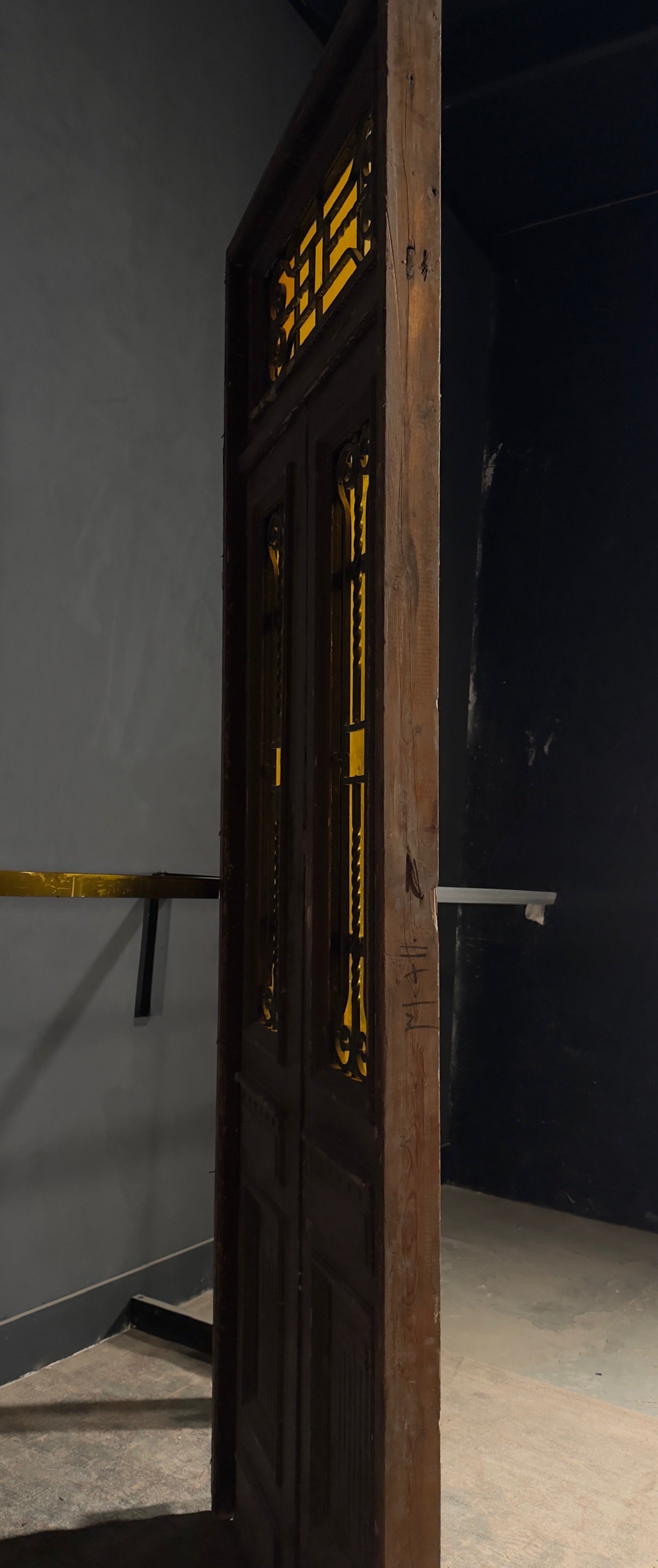 Antique Iron French Doors - 40x122 - N133