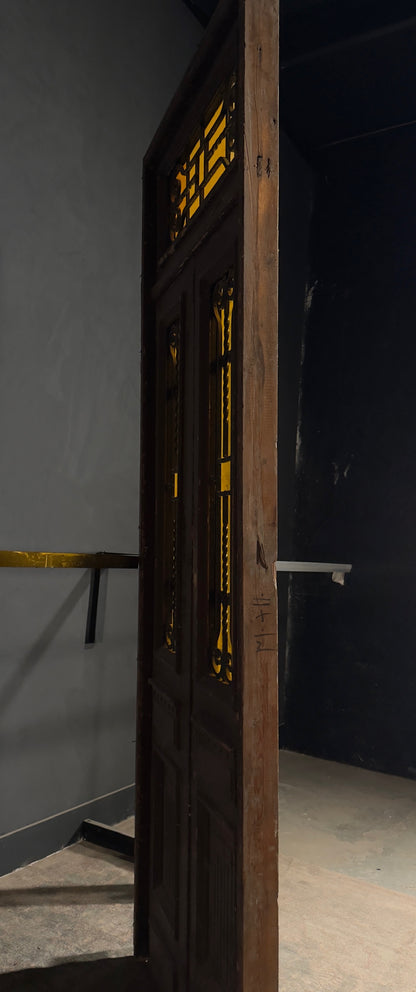 Antique Iron French Doors - 40x122 - N133