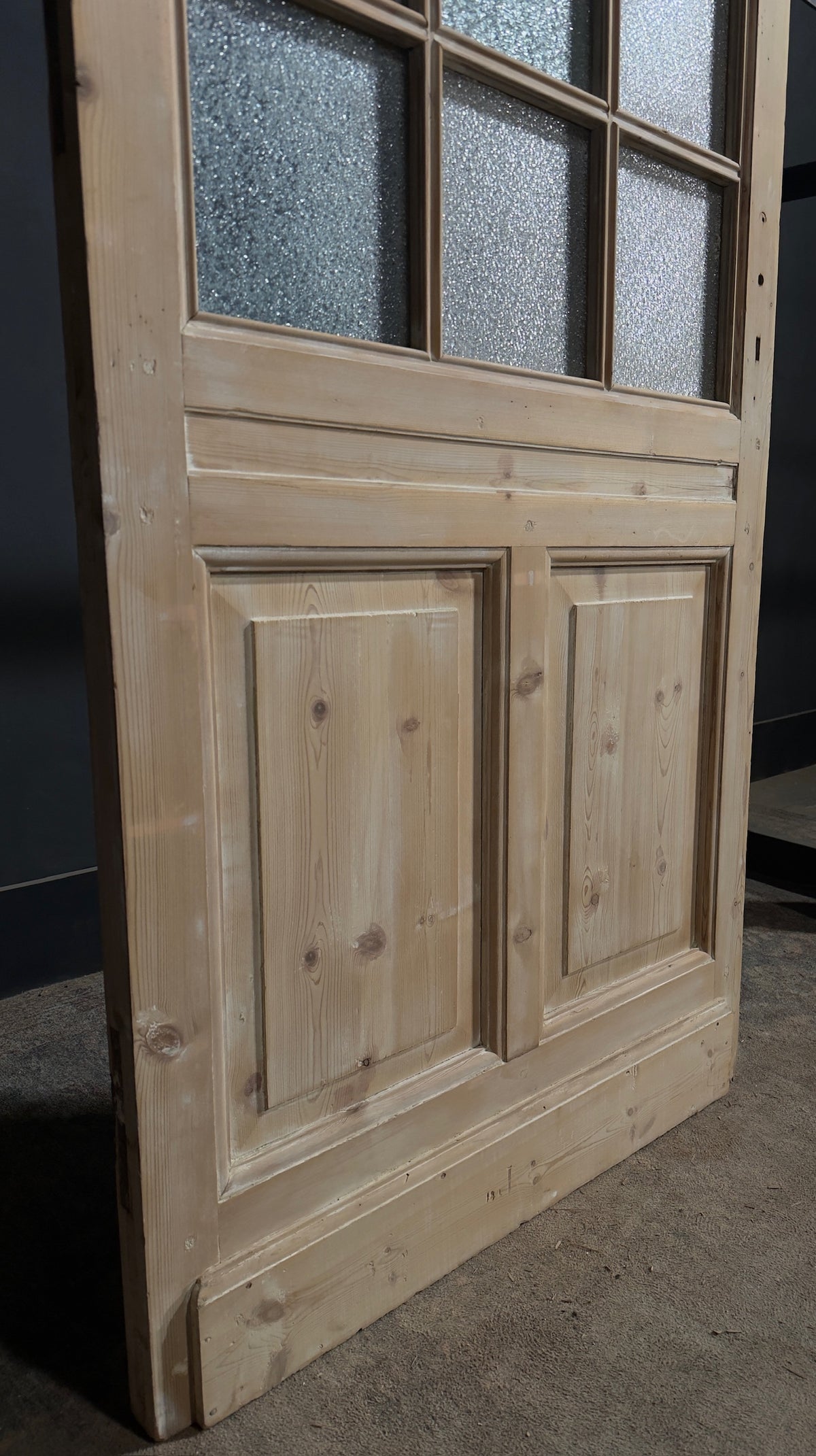 Antique Textured Glass Raised Panel Entry Door - 36x82.5 - N766