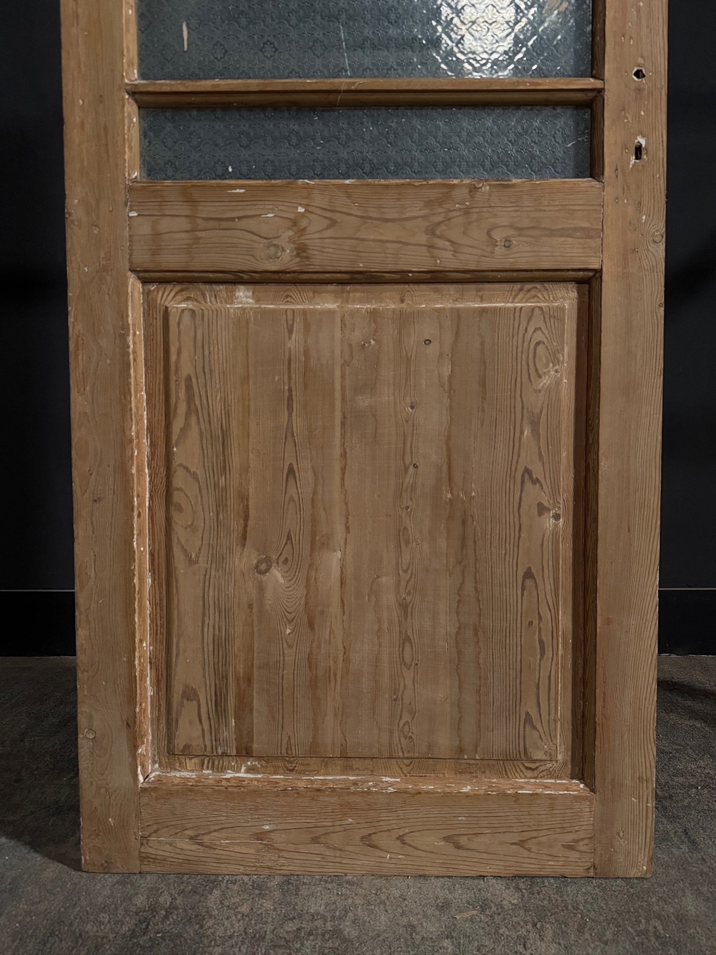 Antique Obscured Glass 2 Lite Single Door - 31.75x82.5 - N400