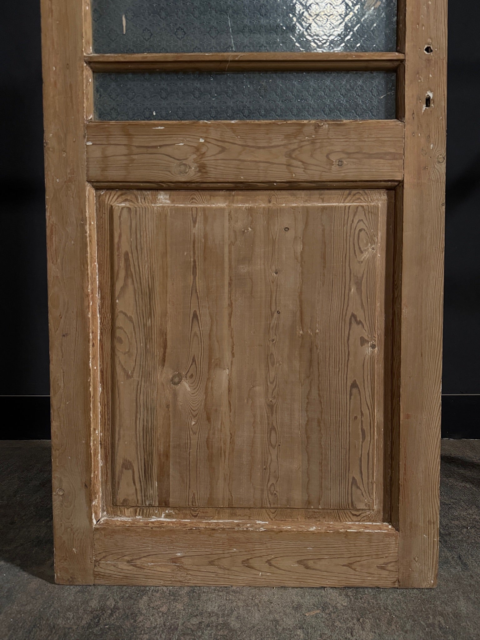Antique Obscured Glass 2 Lite Single Door - 31.75x82.5 - N400