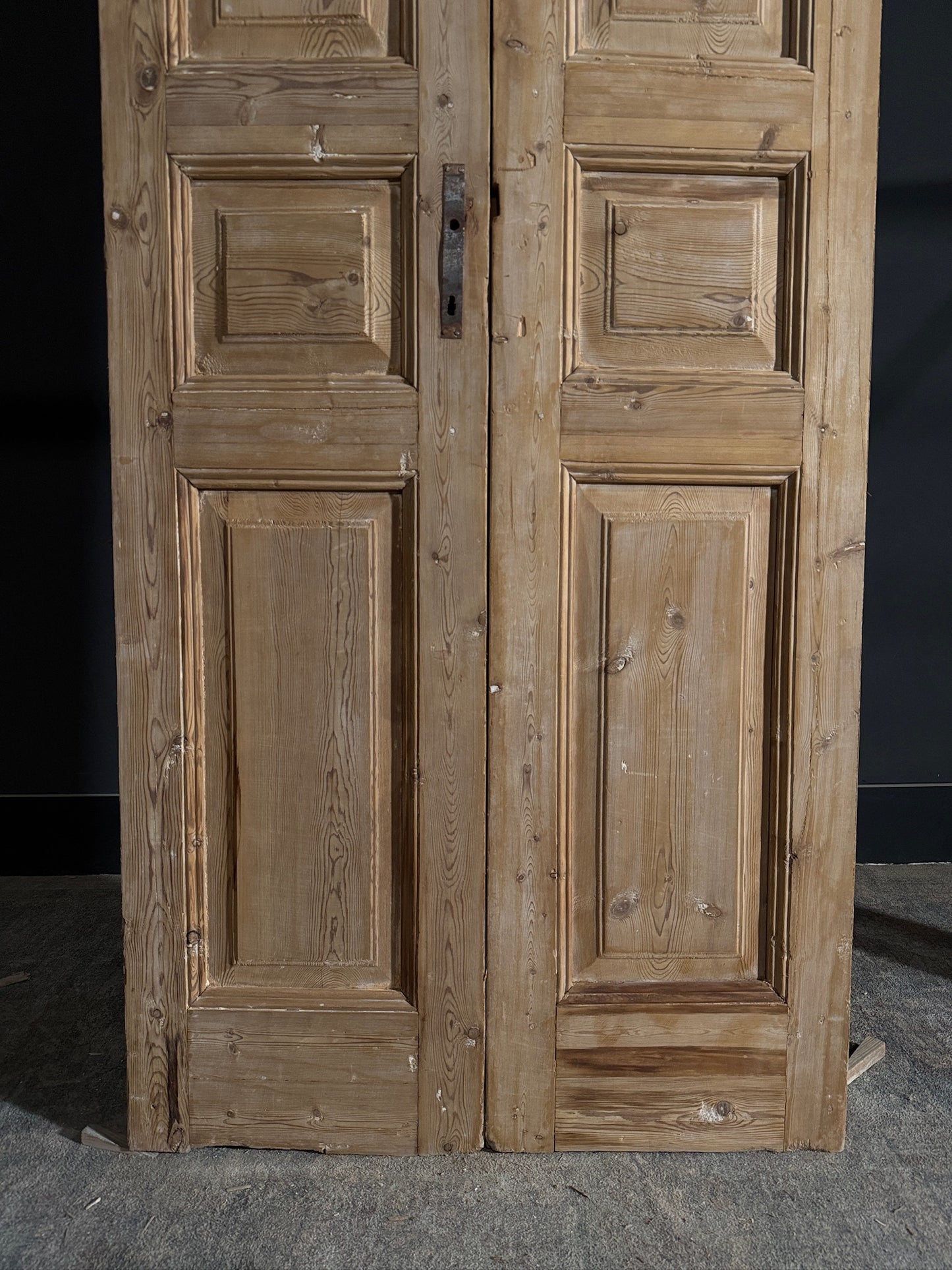 Antique Solid Double Doors - 36x97 - N414