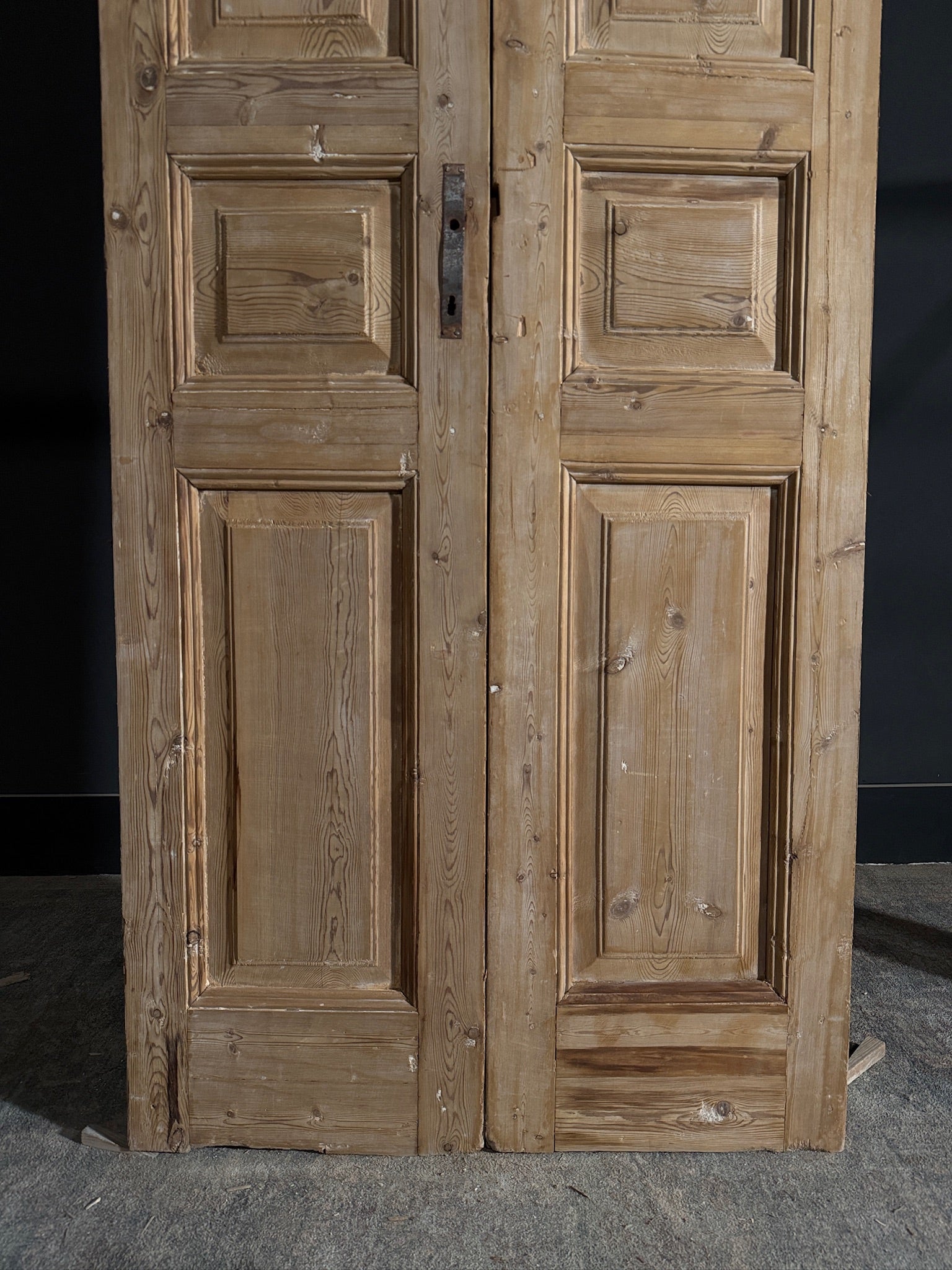 Antique Solid Double Doors - 36x97 - N414