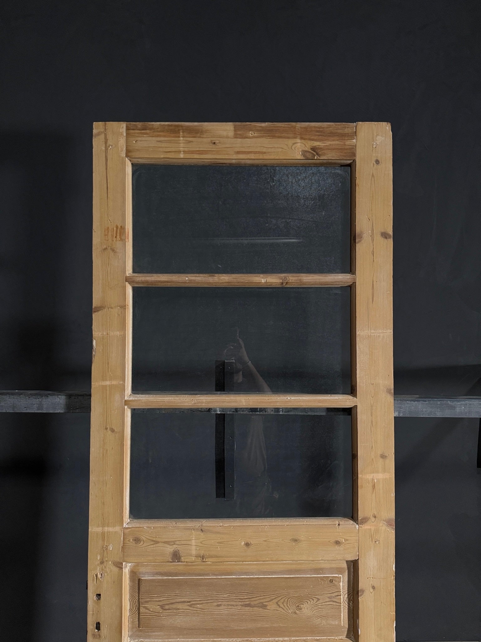 Antique Glass 3 Lite Single Door - 31.5x88.5 - N516