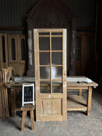 Single Antique Glass Door - 26x75.5 J117