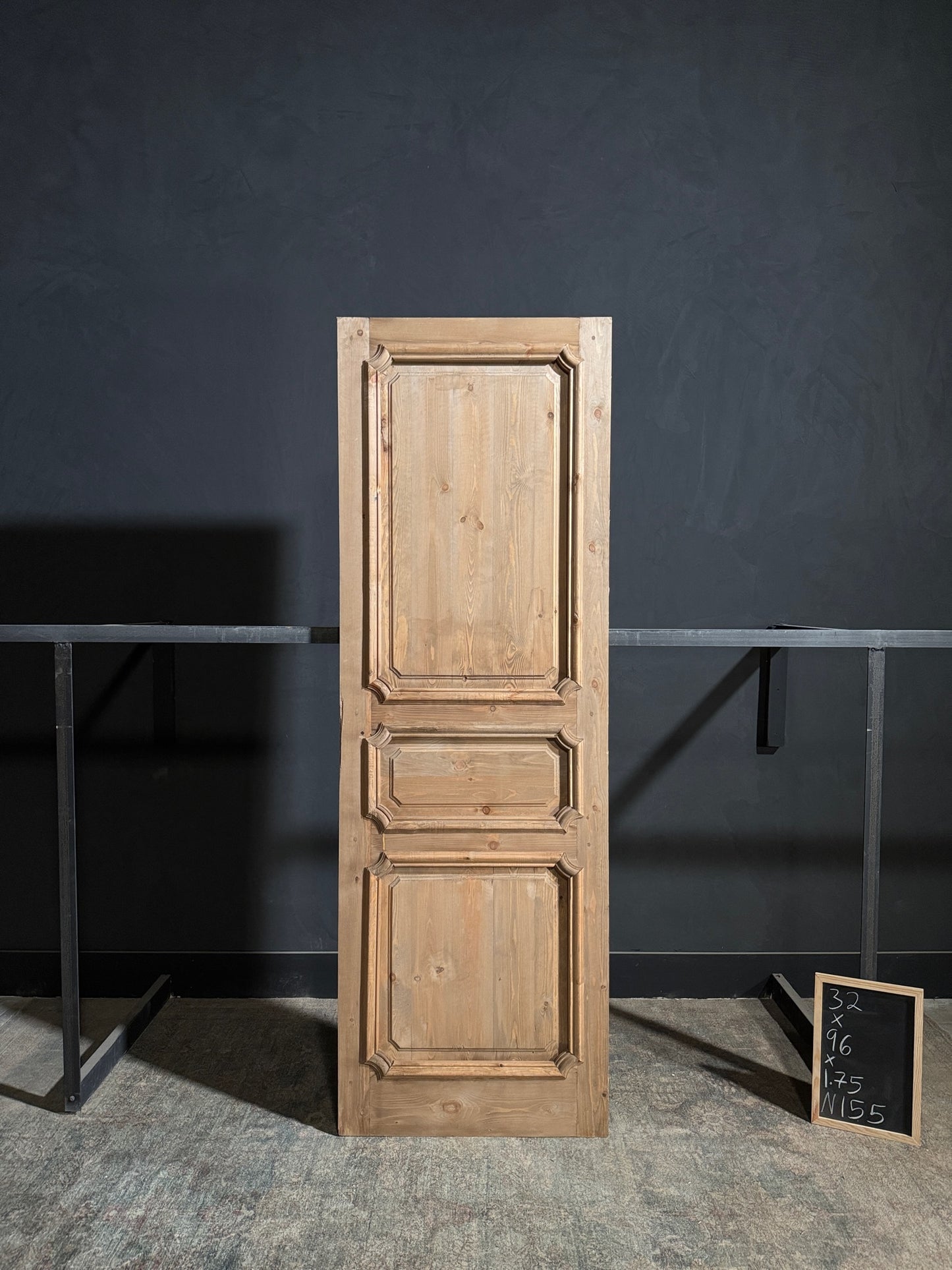 (The Edmund) Handcrafted Solid Wood Single Door - 32x96 - N155