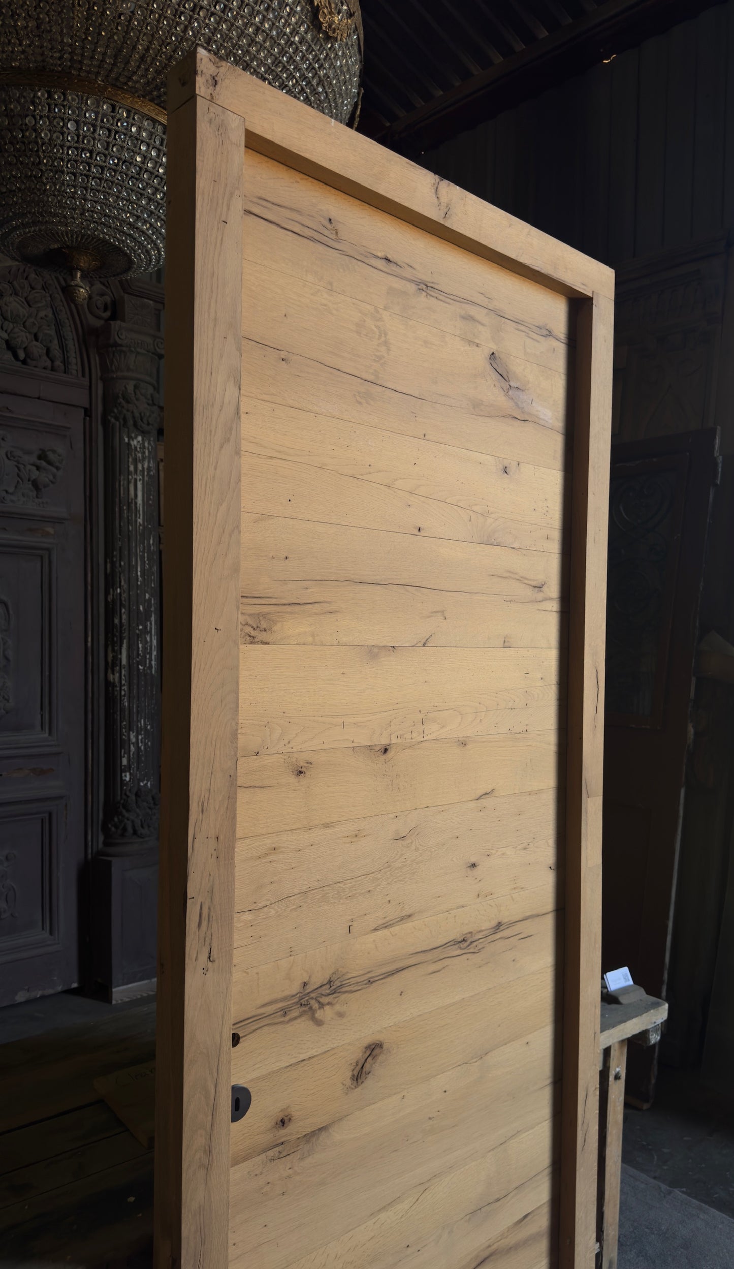 French Oak Plank Single Door - 34.5x93.5 - L450