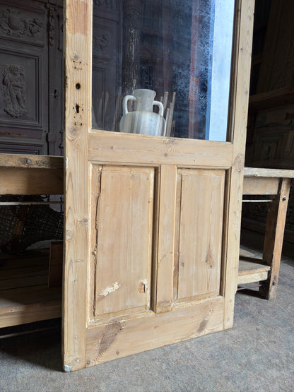 19th Century Antique Glass Door - 32x89.25 K117