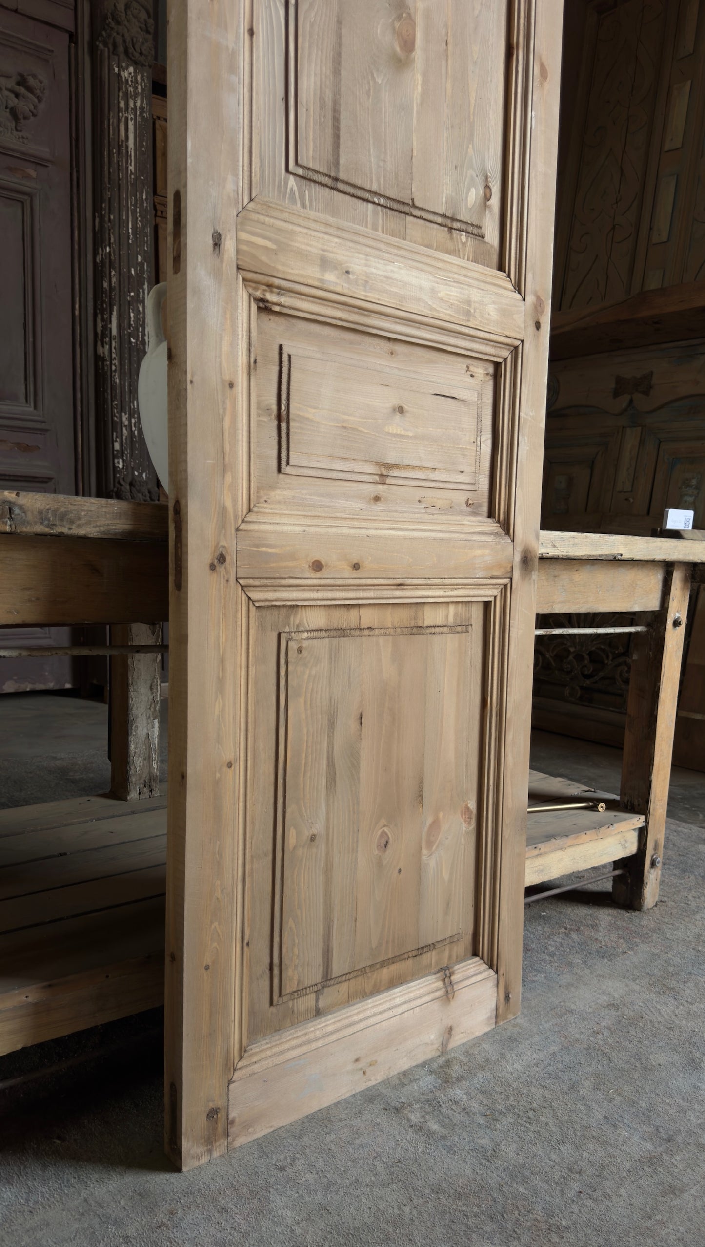 Handcrafted 3 Panel Solid Single Door - 24x80 L2