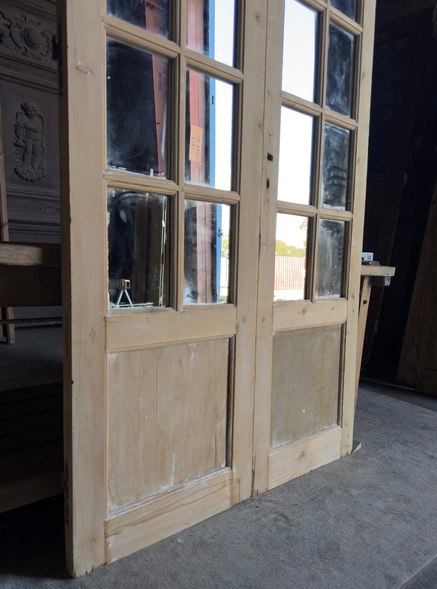 20 Lite Antique Mirrored French Doors - 47x93.5 - L306