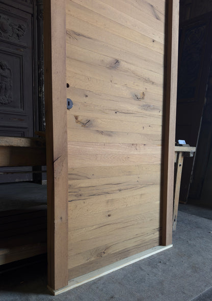 French Oak Plank Single Door - 34.5x93.5 - L451