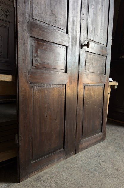 European 3 Panel Antique Double Doors - 49.5x96 - L270