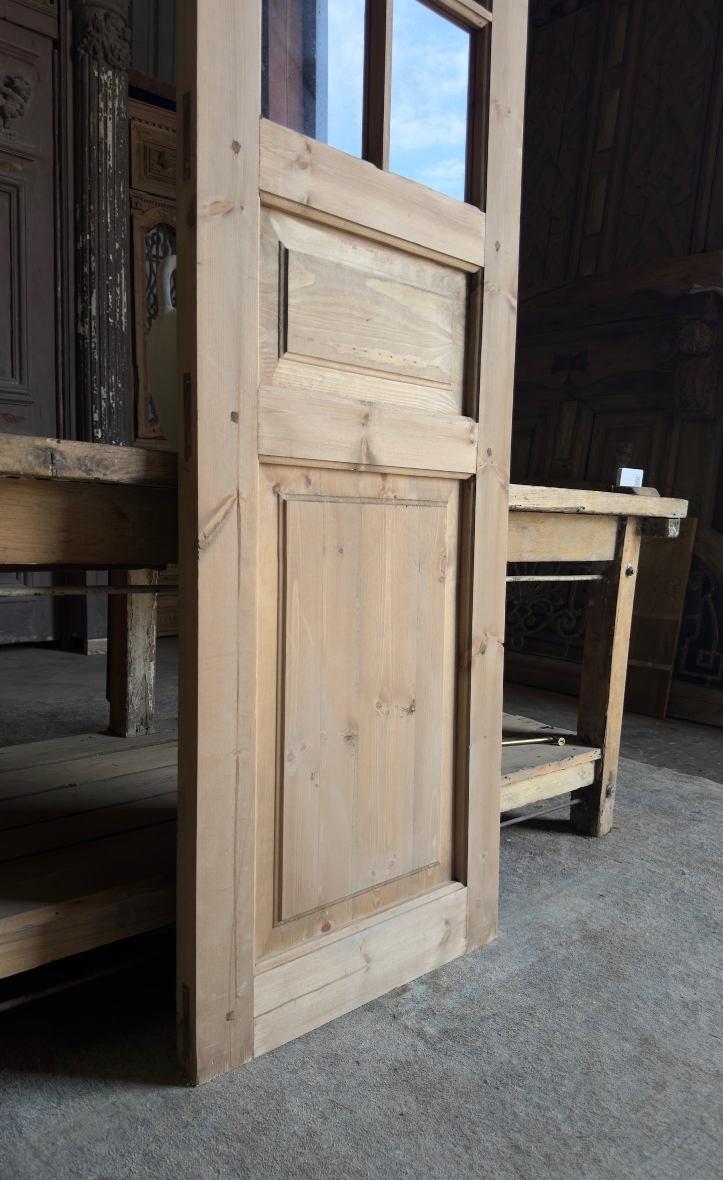 Handcrafted 8 Lite Single Glass Door - 24x96 L8