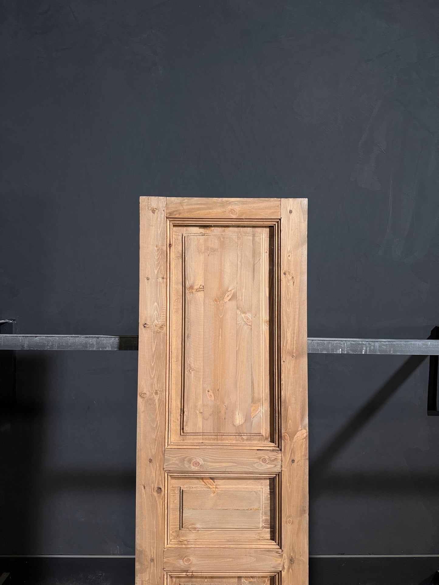 Handcrafted 3 Panel Solid Single Door - 24x80 - N199