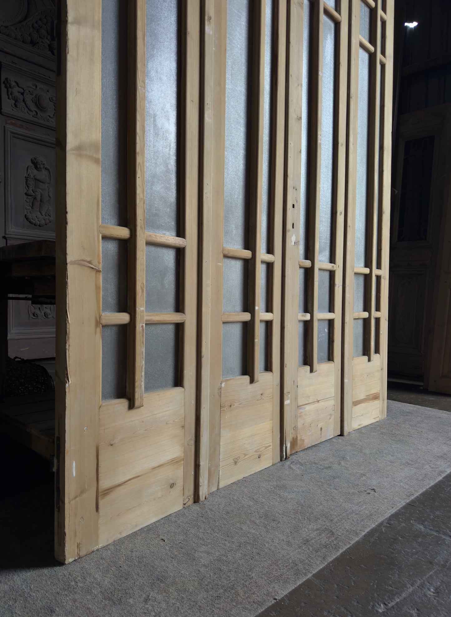 Unique Antique Bi-Fold Glass Doors - 79x99.5 - L120