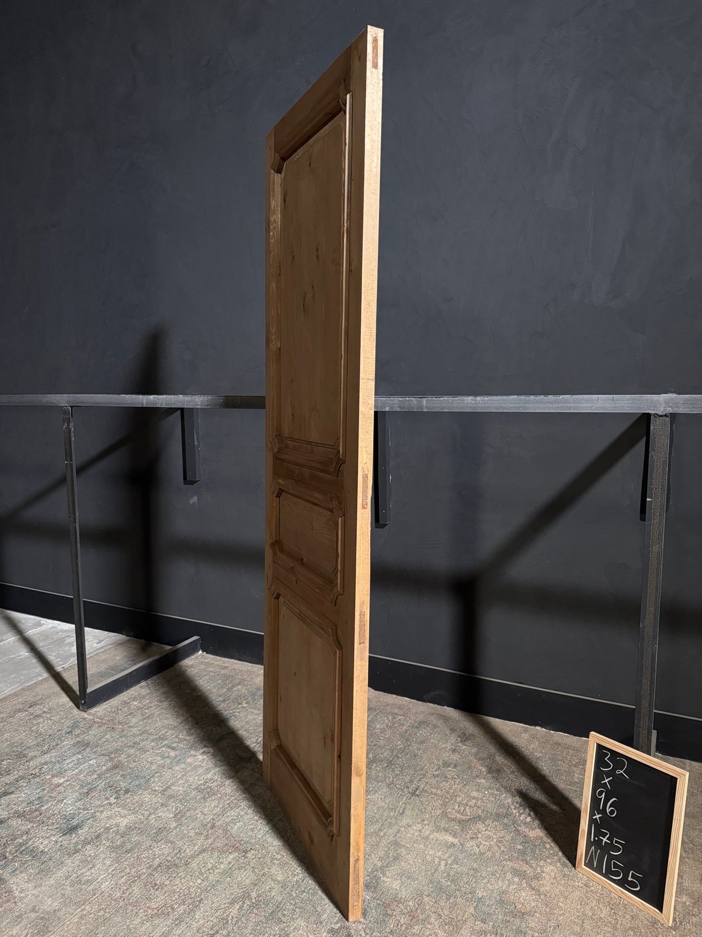 (The Edmund) Handcrafted Solid Wood Single Door - 32x96 - N155