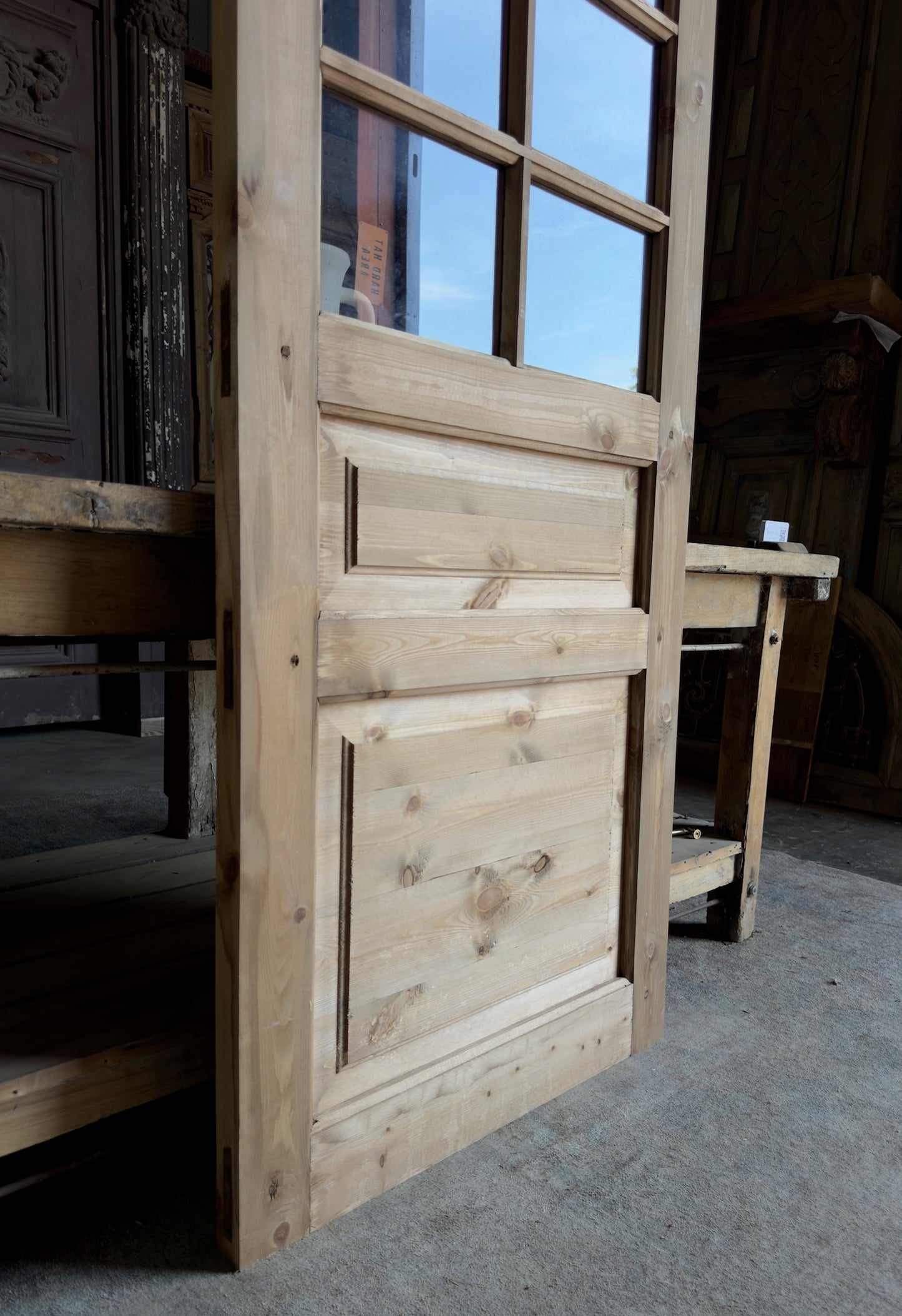 Handcrafted 8 Lite Single Glass Door - 30x80 L6