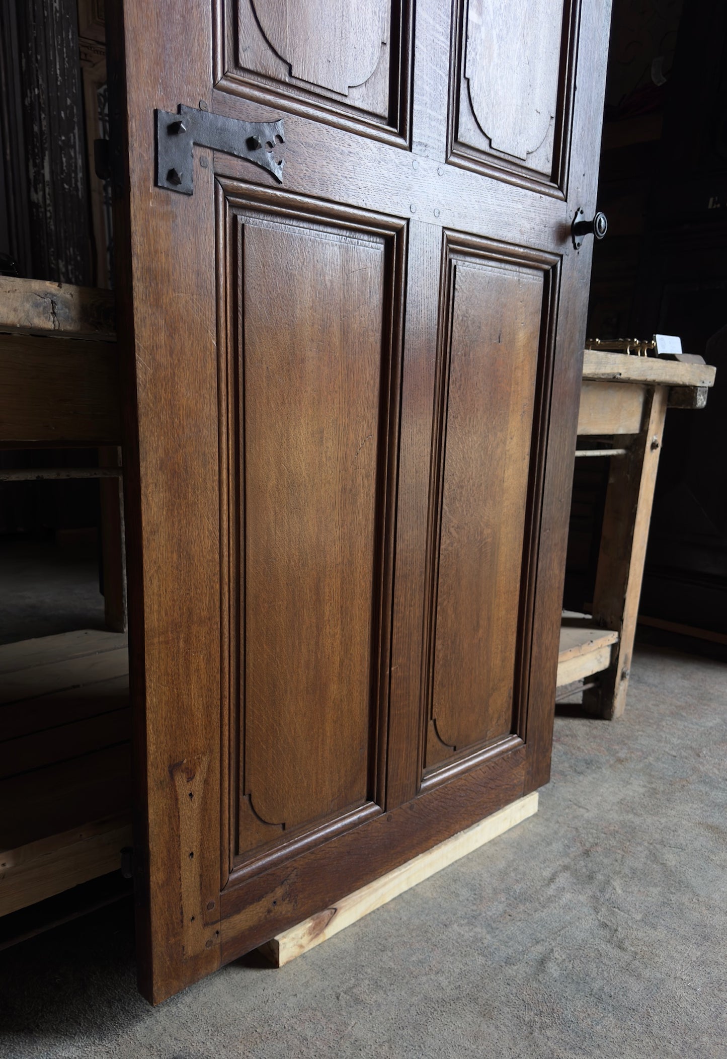 French Provincial 4-Panel Antique Single Door - 32X71.5 - L250