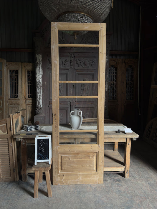 5 Lite Antique Glass Single Door - 32x98 J302