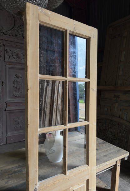 6 Lite Antique Glass Door - 29x83.5 K123