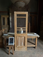 Raised Molding Antique Glass Single Door - 26.25x79.25 J487