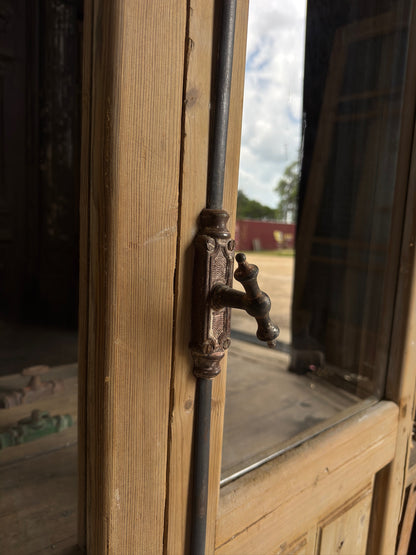 Antique 3 Lite French Doors - 37.25x95 - L706