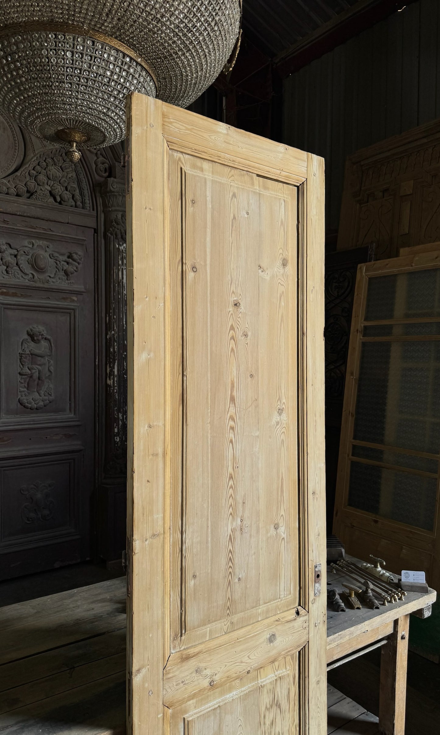 Antique 2 Panel Door - 26x90.75 - L678