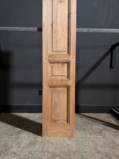 Handcrafted 3 Panel Solid Single Door - 18x80 - N197