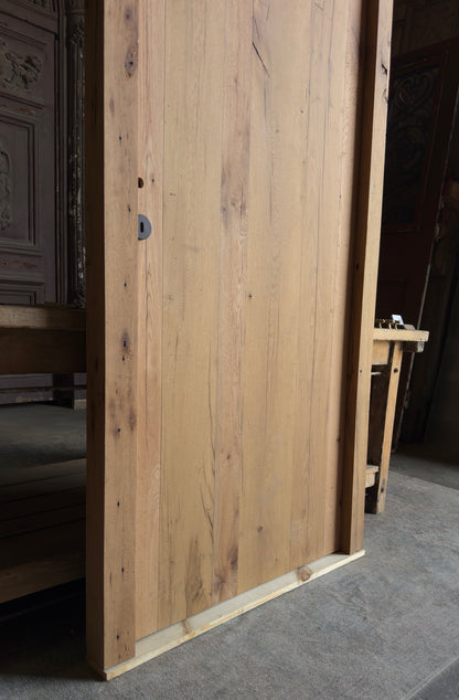 French Oak Plank Single Door - 34.5x93.5 - L441