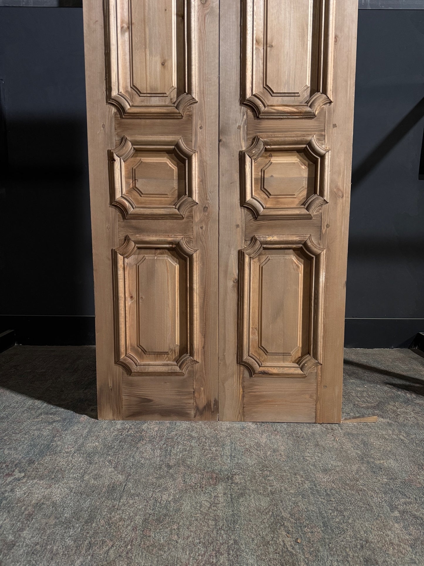 (The Edmund) Handcrafted Solid Wood French Doors - 36x80 - N171