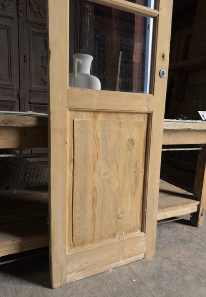 Single Antique Glass Door - 24.25x85 J360
