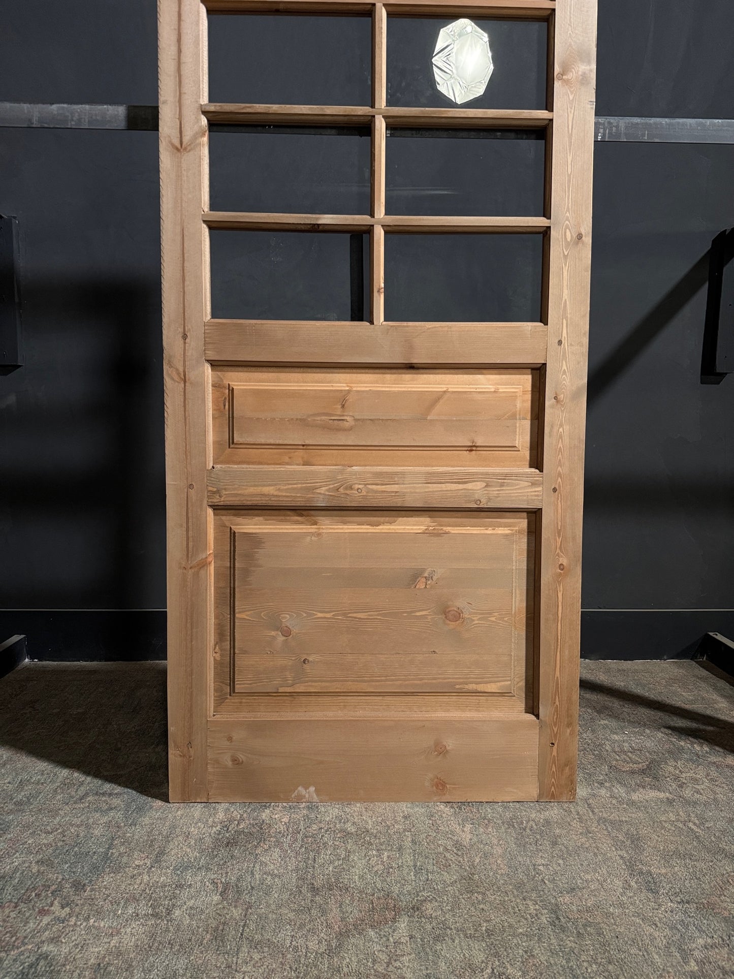 Handcrafted 8 Lite Single Glass Door - 36x80 - N188