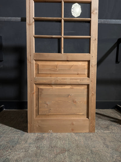 Handcrafted 8 Lite Single Glass Door - 36x80 - N188