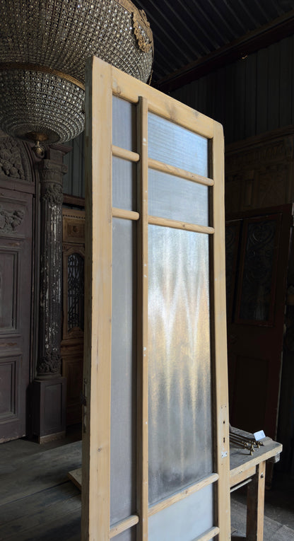 10 Lite Unique Antique Glass Single Door - 32x100 - L469
