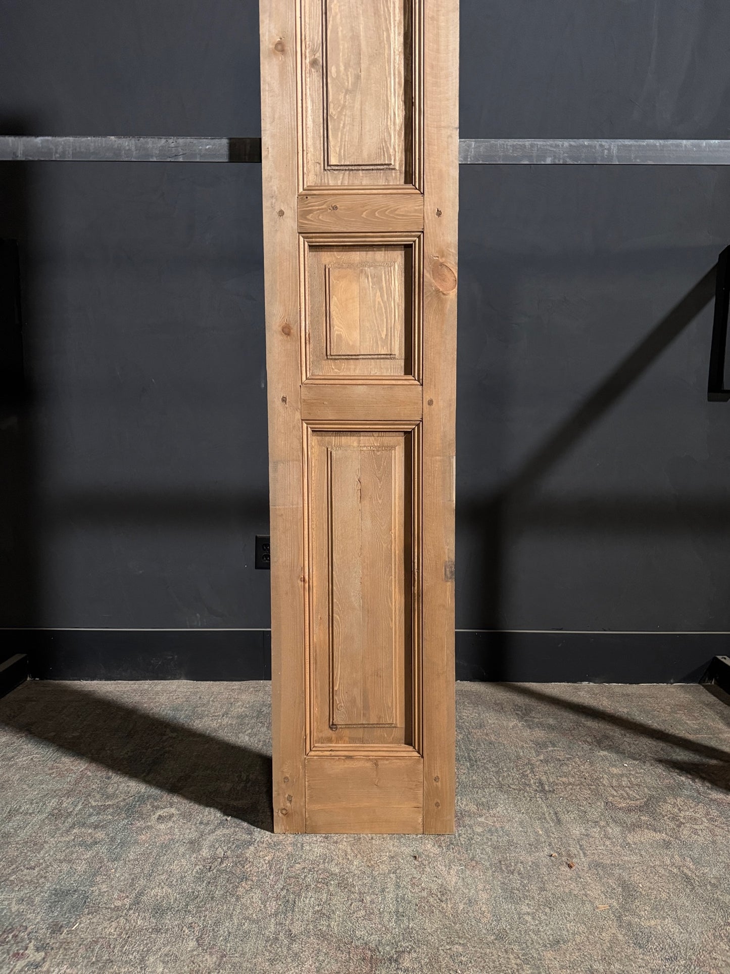 Handcrafted 3 Panel Solid Single Door - 16x96 - N168