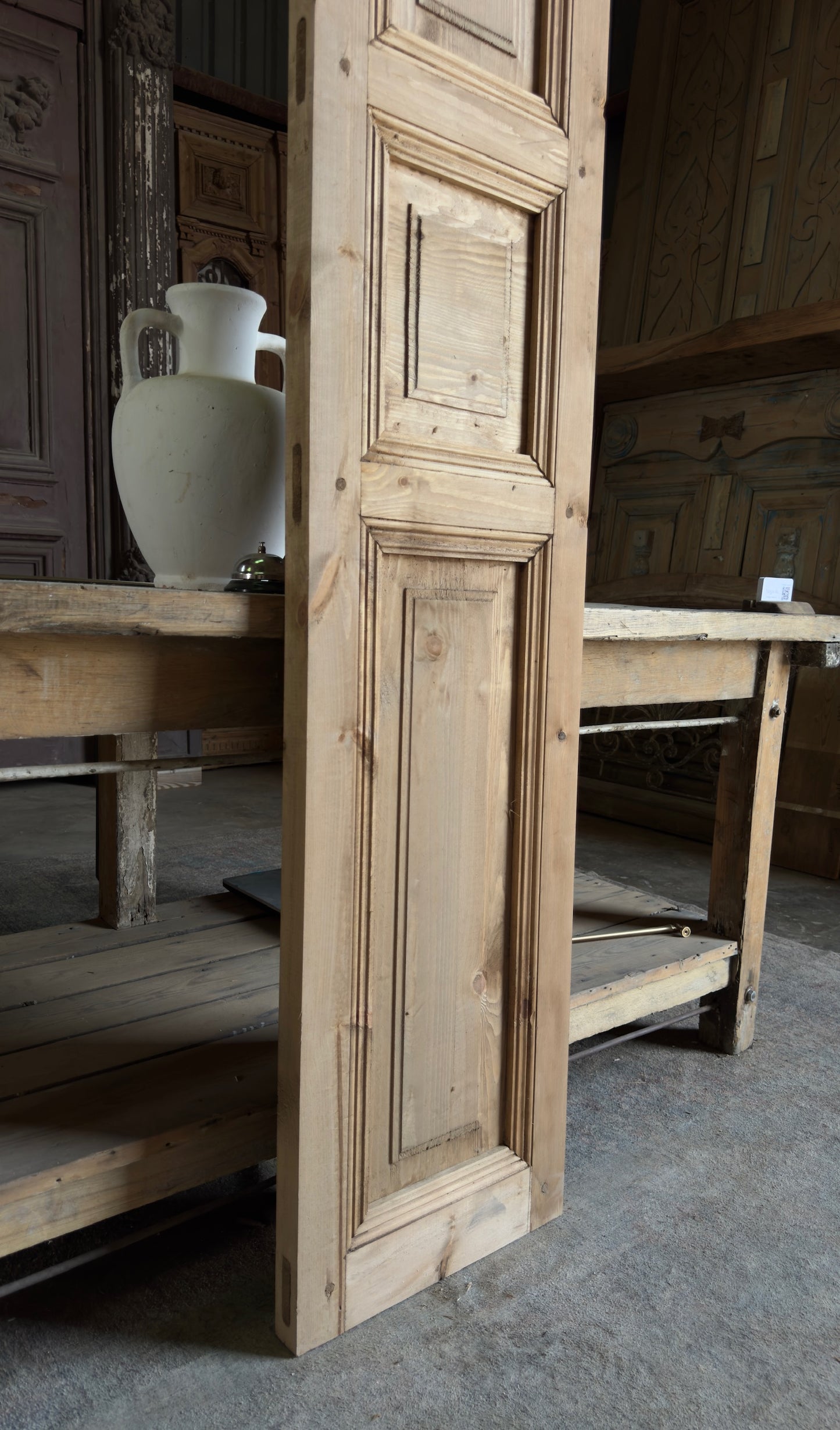 Handcrafted 3 Panel Solid Single Door - 16x96 L22
