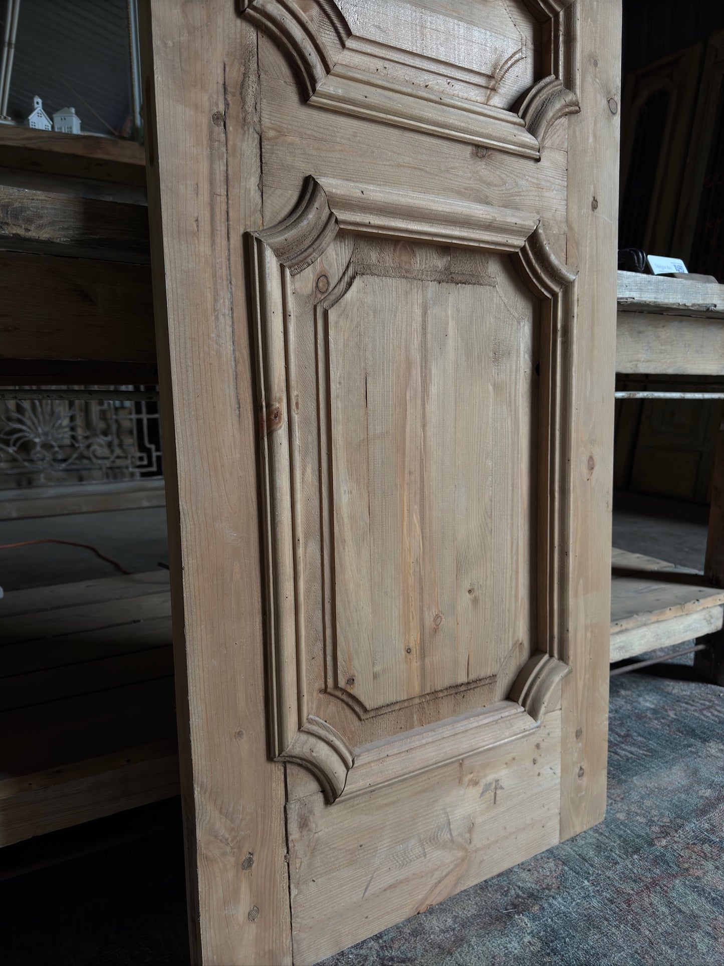 (The Edmund) Handcrafted Solid Wood Single Door - 24x96 H177