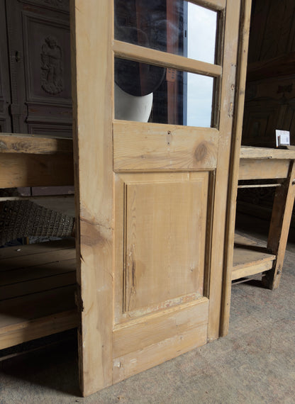 7 Lite Antique Glass Single Door - 24x94 J597