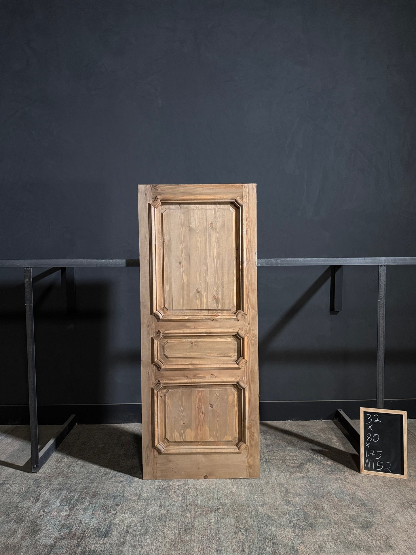 (The Edmund) Handcrafted Solid Wood Single Door - 32x80 - N152